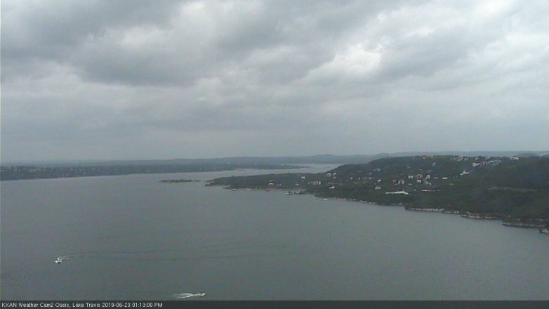 Lake Travis webcam, June 23, 2019 12:15 PM CT