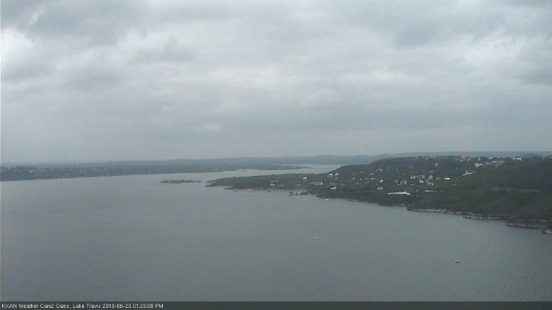 Lake Travis webcam, June 23, 2019 12:25 PM CT