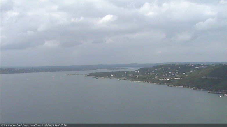 Lake Travis webcam, June 23, 2019 12:45 PM CT