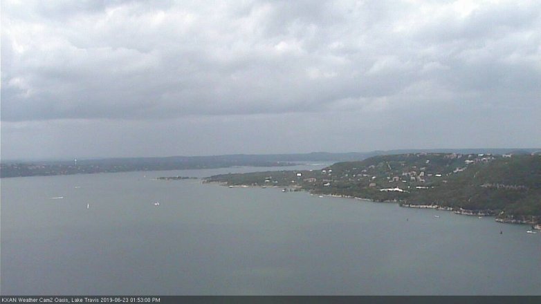 Lake Travis webcam, June 23, 2019 12:55 PM CT