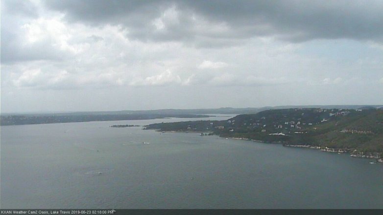 Lake Travis webcam, June 23, 2019 1:20 PM CT