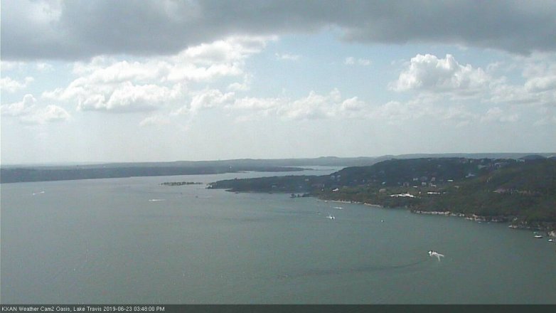 Lake Travis webcam, June 23, 2019 2:50 PM CT