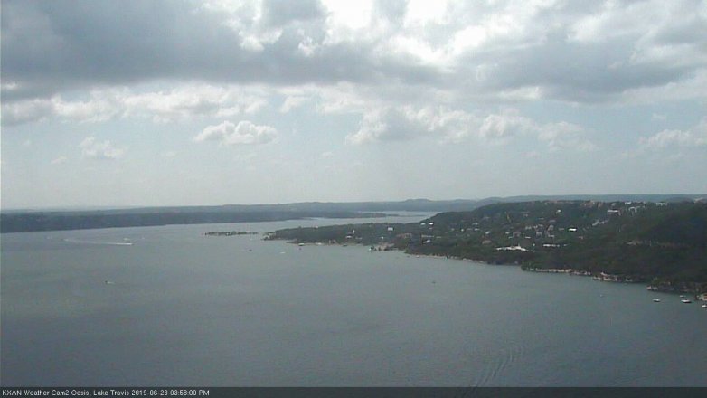 Lake Travis webcam, June 23, 2019 3:00 PM CT