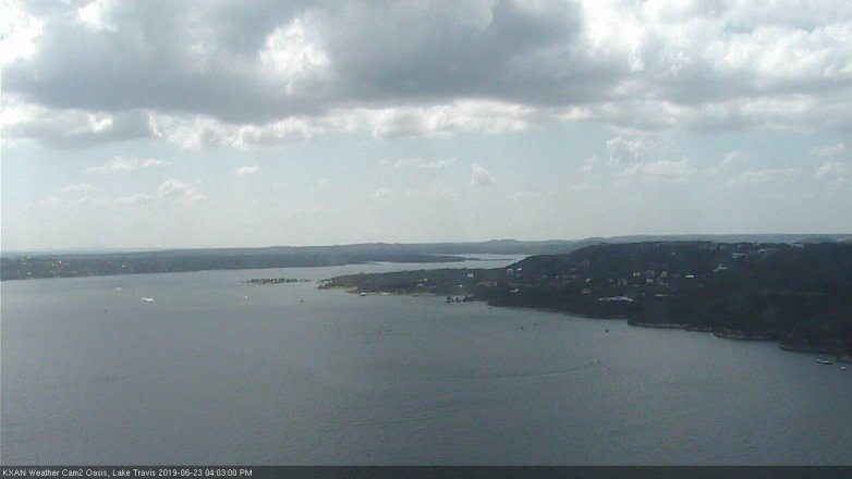 Lake Travis webcam, June 23, 2019 3:05 PM CT