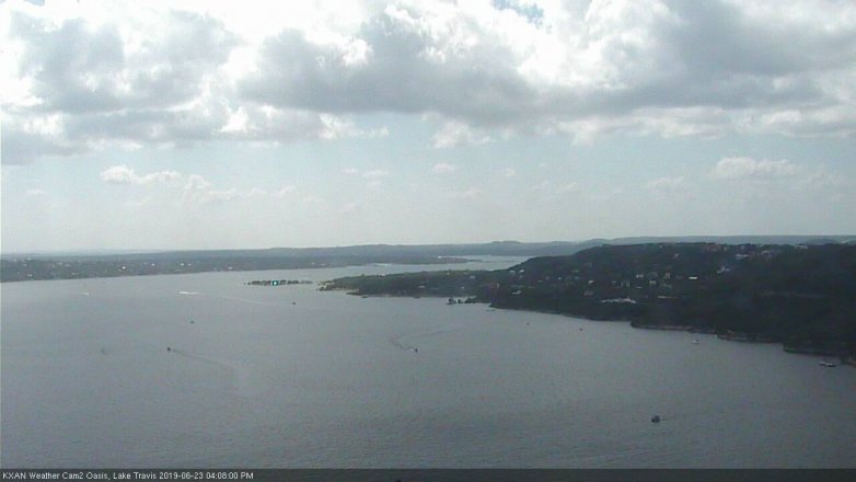 Lake Travis webcam, June 23, 2019 3:10 PM CT