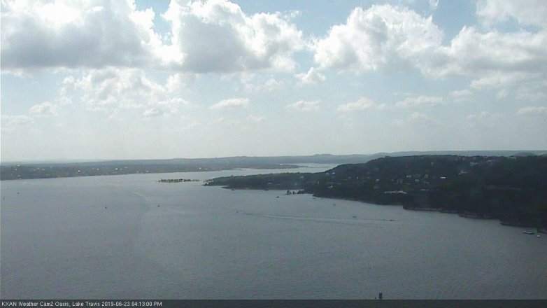 Lake Travis webcam, June 23, 2019 3:15 PM CT