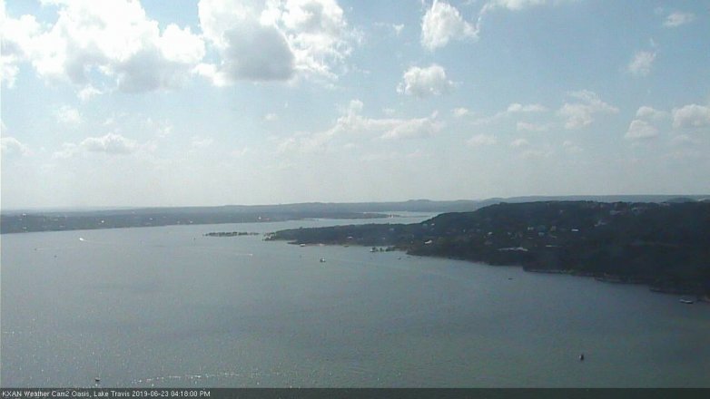 Lake Travis webcam, June 23, 2019 3:20 PM CT