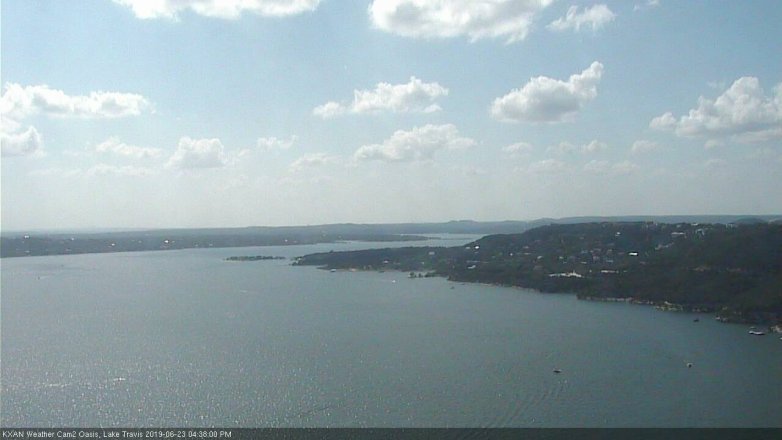 Lake Travis webcam, June 23, 2019 3:40 PM CT