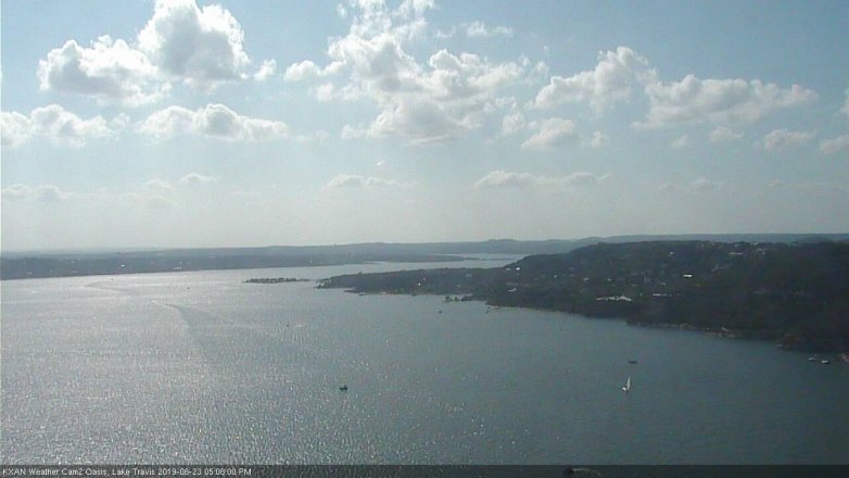 Lake Travis webcam, June 23, 2019 4:10 PM CT