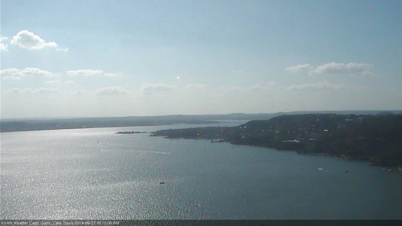 Lake Travis webcam, June 23, 2019 4:20 PM CT