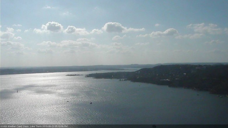 Lake Travis webcam, June 23, 2019 4:35 PM CT
