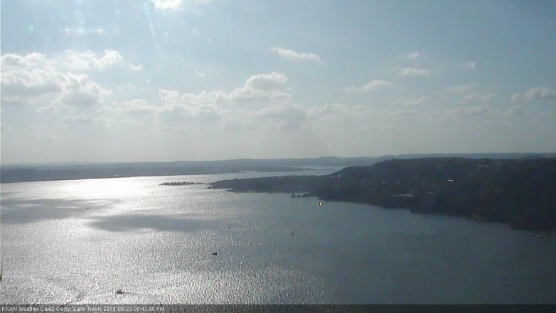 Lake Travis webcam, June 23, 2019 4:45 PM CT