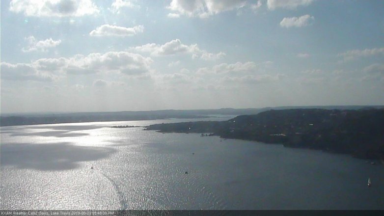 Lake Travis webcam, June 23, 2019 4:50 PM CT