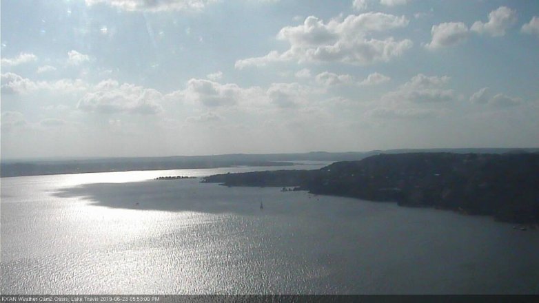 Lake Travis webcam, June 23, 2019 4:55 PM CT