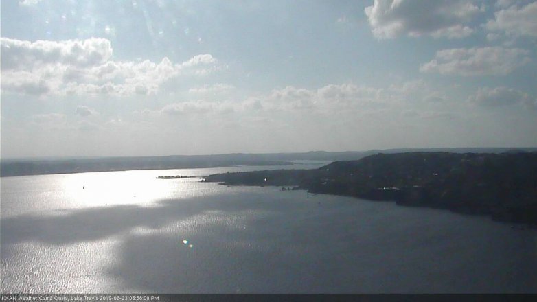 Lake Travis webcam, June 23, 2019 5:00 PM CT