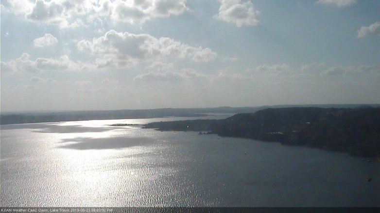 Lake Travis webcam, June 23, 2019 5:05 PM CT