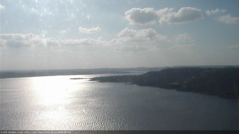 Lake Travis webcam, June 23, 2019 5:10 PM CT