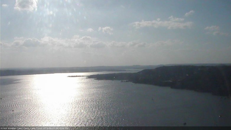Lake Travis webcam, June 23, 2019 5:20 PM CT