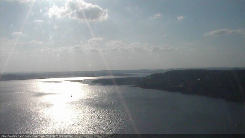 Lake Travis webcam, June 23, 2019 5:25 PM CT