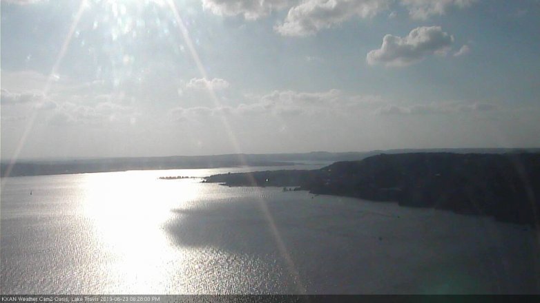 Lake Travis webcam, June 23, 2019 5:30 PM CT