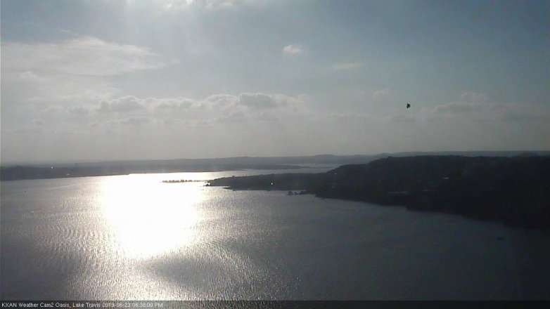 Lake Travis webcam, June 23, 2019 5:40 PM CT