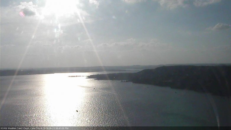 Lake Travis webcam, June 23, 2019 5:45 PM CT
