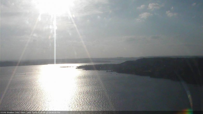 Lake Travis webcam, June 23, 2019 5:50 PM CT