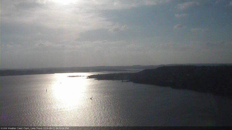 Lake Travis webcam, June 23, 2019 5:55 PM CT