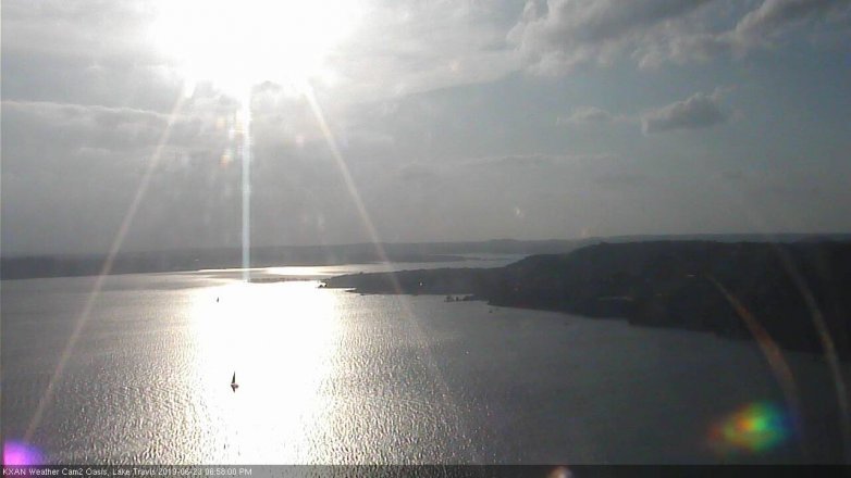 Lake Travis webcam, June 23, 2019 6:00 PM CT
