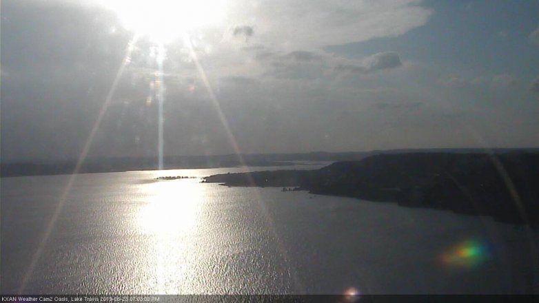 Lake Travis webcam, June 23, 2019 6:05 PM CT