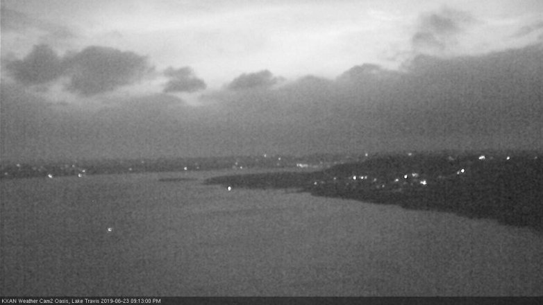 Lake Travis webcam, June 23, 2019 8:15 PM CT