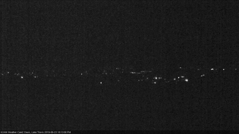 Lake Travis webcam, June 23, 2019 9:15 PM CT