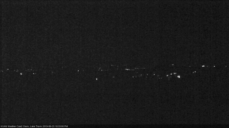 Lake Travis webcam, June 23, 2019 9:35 PM CT