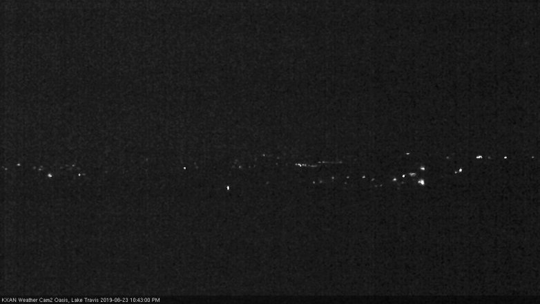 Lake Travis webcam, June 23, 2019 9:45 PM CT