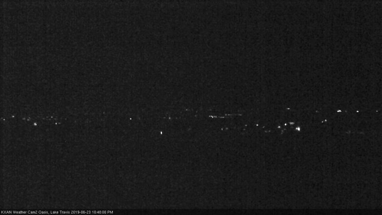 Lake Travis webcam, June 23, 2019 9:50 PM CT