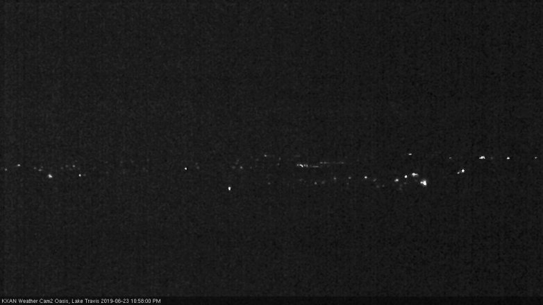 Lake Travis webcam, June 23, 2019 10:00 PM CT