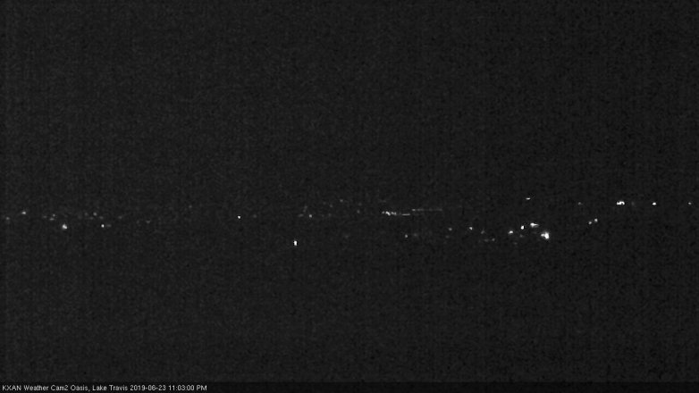 Lake Travis webcam, June 23, 2019 10:05 PM CT