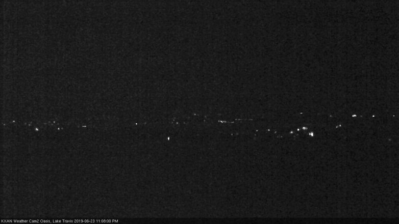 Lake Travis webcam, June 23, 2019 10:10 PM CT