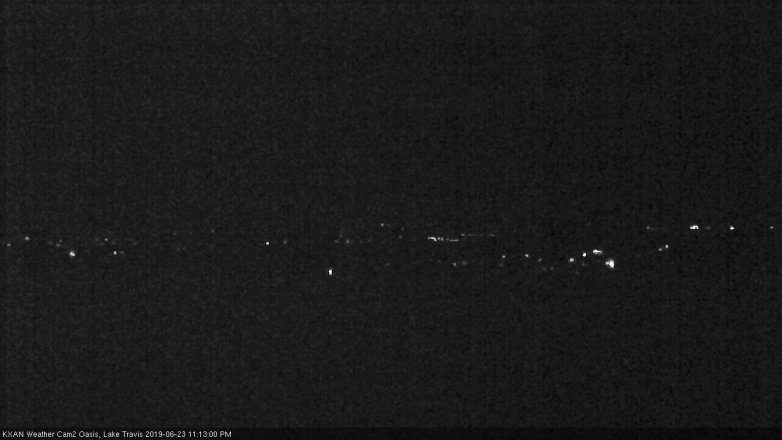 Lake Travis webcam, June 23, 2019 10:15 PM CT