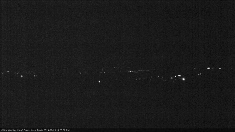 Lake Travis webcam, June 23, 2019 10:30 PM CT