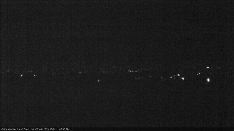 Lake Travis webcam, June 23, 2019 10:45 PM CT