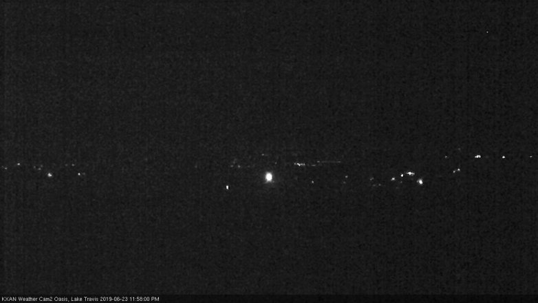 Lake Travis webcam, June 23, 2019 11:00 PM CT