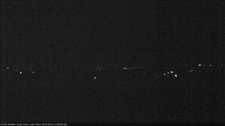 Lake Travis webcam, June 23, 2019 11:10 PM CT
