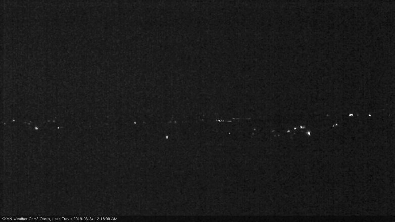 Lake Travis webcam, June 23, 2019 11:20 PM CT
