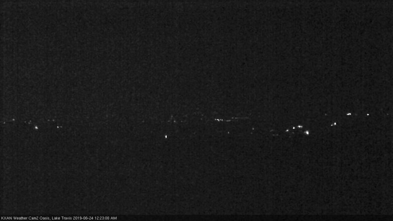 Lake Travis webcam, June 23, 2019 11:25 PM CT