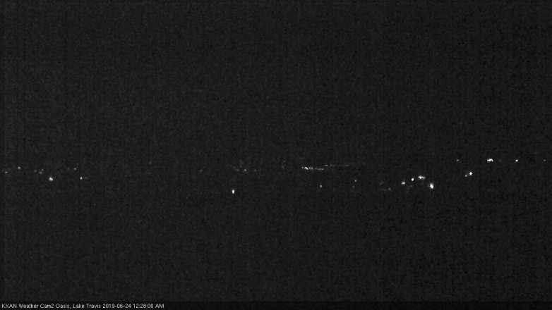 Lake Travis webcam, June 23, 2019 11:30 PM CT