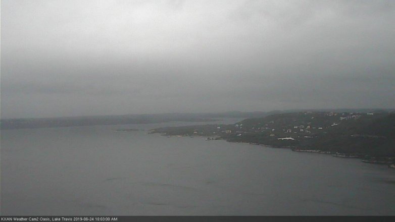Lake Travis webcam, June 24, 2019 9:05 AM CT