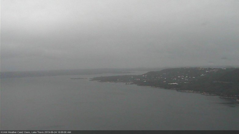 Lake Travis webcam, June 24, 2019 9:10 AM CT