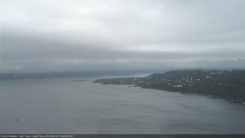 Lake Travis webcam, June 24, 2019 9:50 AM CT