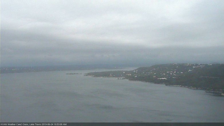 Lake Travis webcam, June 24, 2019 9:55 AM CT